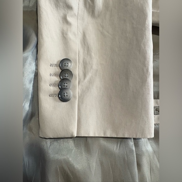 Theory blazer jacket 2 button tan cream size 38 short MENS - Picture 3 of 15